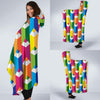 Colorful Pencil Pattern Print Hooded Blanket-grizzshop