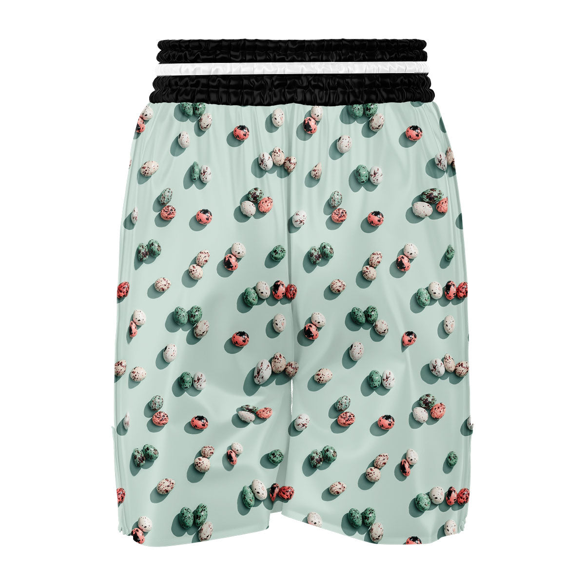 Colorful Pile Of Easter Eggs Print Pattern Boxing Shorts-grizzshop