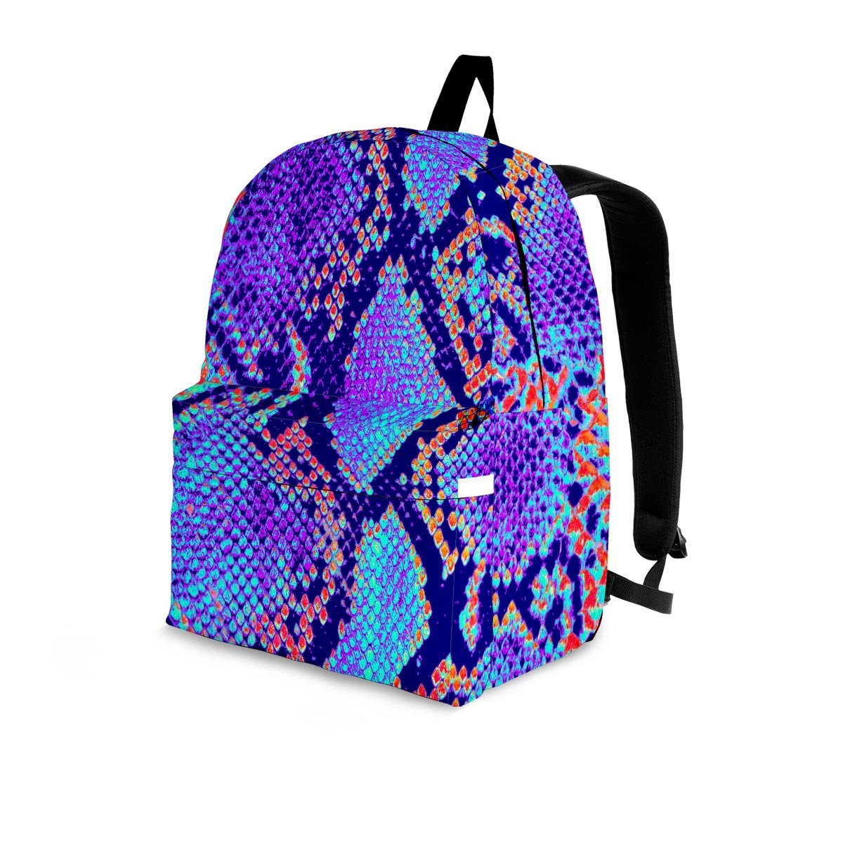 Colorful Snakeskin Print Backpack-grizzshop
