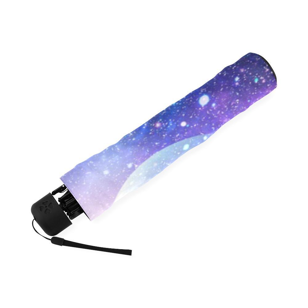 Colorful Star Galxay Space Print Foldable Umbrella-grizzshop