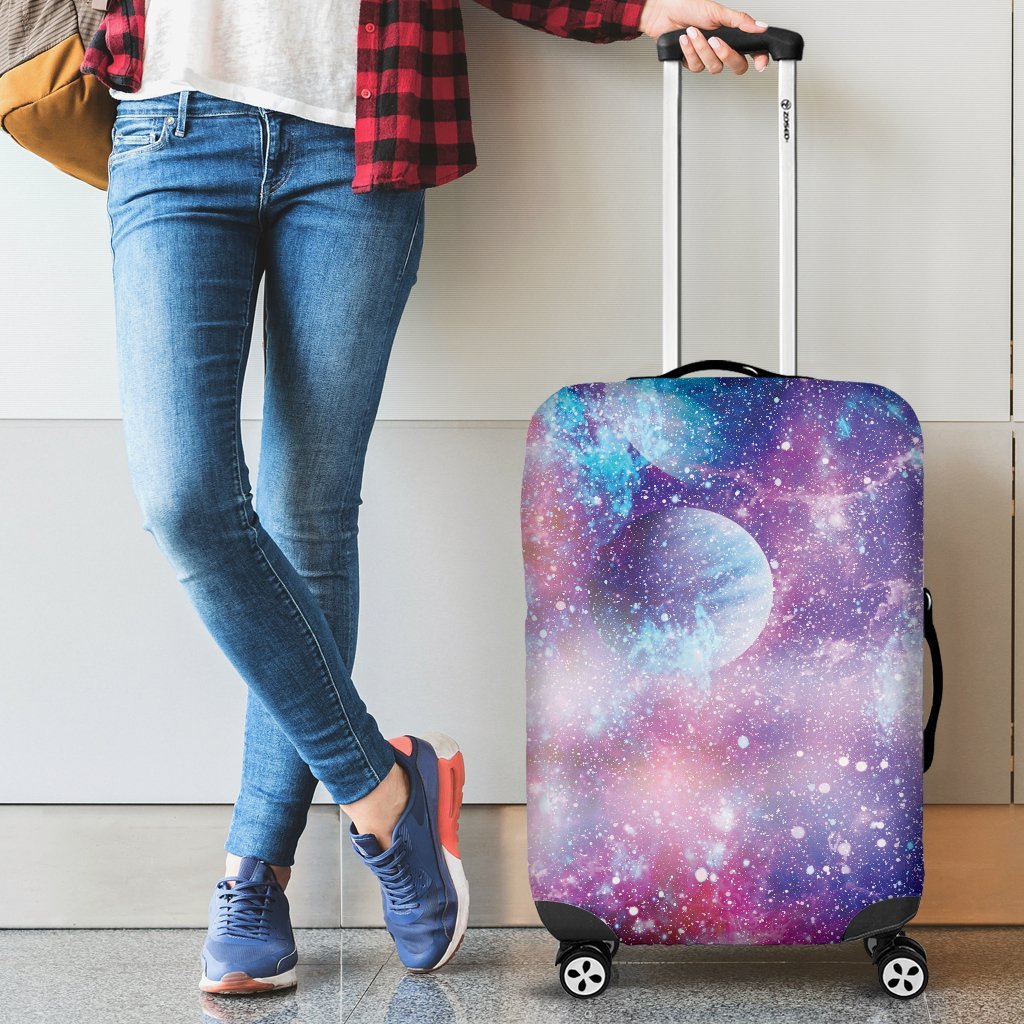 Colorful Star Galxay Space Print Luggage Cover Protector-grizzshop