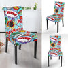 Comic Book Strip Pattern Print Chair Cover-grizzshop