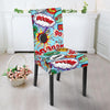 Comic Book Strip Pattern Print Chair Cover-grizzshop