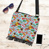 Comic Book Strip Pattern Print Crossbody Bags-grizzshop