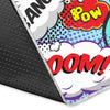 Comic Book Strip Pattern Print Floor Mat-grizzshop