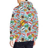 Comic Book Strip Pattern Print Men Pullover Hoodie-grizzshop