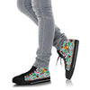 Comic Book Strip Pattern Print Men Women's High Top Shoes-grizzshop