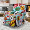 Comic Book Strip Pattern Print Recliner Cover-grizzshop