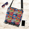 Comic Strip Book Pattern Print Crossbody Bags-grizzshop