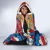 Comic Strip Book Pattern Print Hooded Blanket-grizzshop