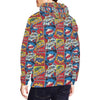 Comic Strip Book Pattern Print Men Pullover Hoodie-grizzshop