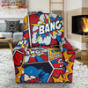 Comic Strip Book Pattern Print Recliner Cover-grizzshop