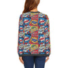 Comic Strip Book Pattern Print Women's Sweatshirt-grizzshop