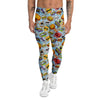 Comics Book Speech Print Pattern Men's Leggings-grizzshop