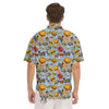 Comics Book Speech Print Pattern Men's Short Sleeve Shirts-grizzshop