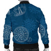 Load image into Gallery viewer, Compass Direction Pattern Print Men&#39;s Bomber Jacket-grizzshop