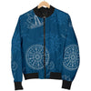 Load image into Gallery viewer, Compass Direction Pattern Print Men&#39;s Bomber Jacket-grizzshop