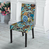 Compass Pattern Print Chair Cover-grizzshop