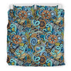 Compass Pattern Print Duvet Cover Bedding Set-grizzshop