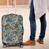 Compass Pattern Print Luggage Cover Protector-grizzshop