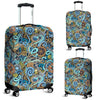 Compass Pattern Print Luggage Cover Protector-grizzshop