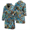 Compass Pattern Print Men Long Robe-grizzshop