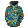 Compass Pattern Print Men Women Pullover Hoodie-grizzshop