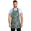 Compass Pattern Print Men's Apron-grizzshop