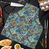 Compass Pattern Print Men's Apron-grizzshop