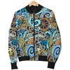 Compass Pattern Print Men's Bomber Jacket-grizzshop