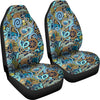 Compass Pattern Print Universal Fit Car Seat Covers-grizzshop