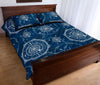 Compass Print Pattern Bed Set Quilt-grizzshop