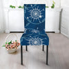 Compass Print Pattern Chair Cover-grizzshop