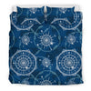 Compass Print Pattern Duvet Cover Bedding Set-grizzshop