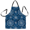 Compass Print Pattern Men's Apron-grizzshop