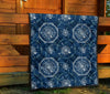 Compass Print Pattern Quilt-grizzshop