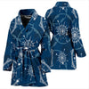 Compass Print Pattern Women Long Robe-grizzshop