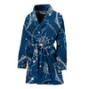 Compass Print Pattern Women Long Robe-grizzshop