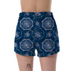 Compass Print Pattern Women's Shorts-grizzshop