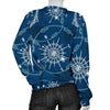 Compass Print Pattern Women's Sweatshirt-grizzshop