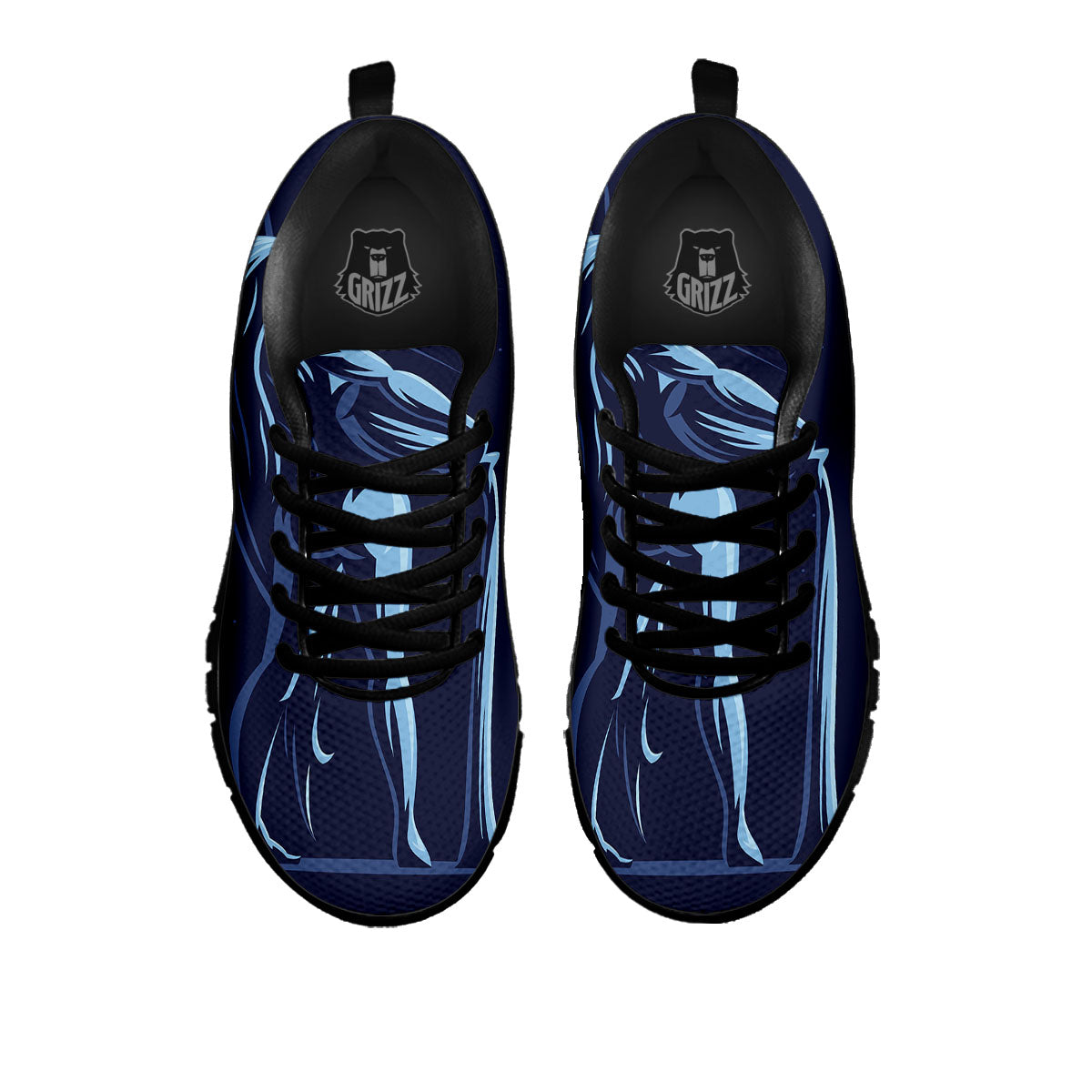 Constellation Aquarius Print Black Sneaker-grizzshop