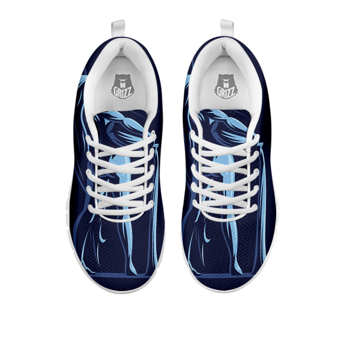 Constellation Aquarius Print White Sneaker-grizzshop