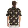 Constellation Aries Print Men's Short Sleeve Shirts-grizzshop