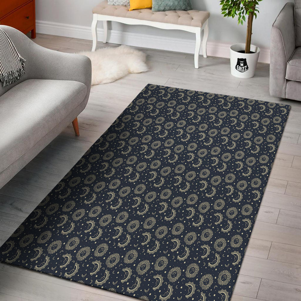 Constellation Bohemian Print Pattern Floor Mat-grizzshop