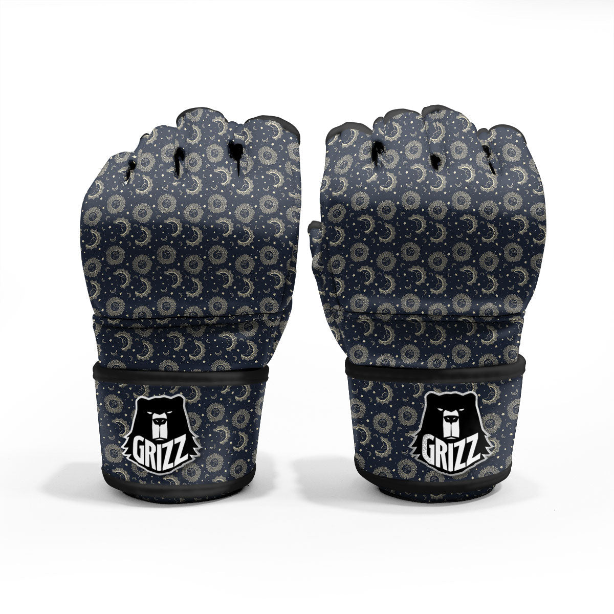 Constellation Bohemian Print Pattern MMA Gloves-grizzshop
