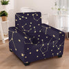 Constellation Galaxy Space Armchair Cover-grizzshop