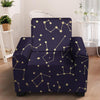 Constellation Galaxy Space Armchair Cover-grizzshop