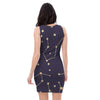 Constellation Galaxy Space Bodycon Dress-grizzshop