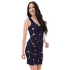 Constellation Galaxy Space Bodycon Dress-grizzshop