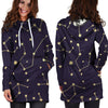 Constellation Galaxy Space Hoodie Dress-grizzshop